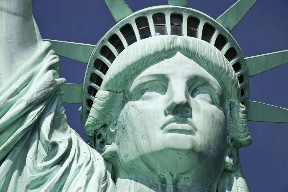 Detail of the Statue of Liberty