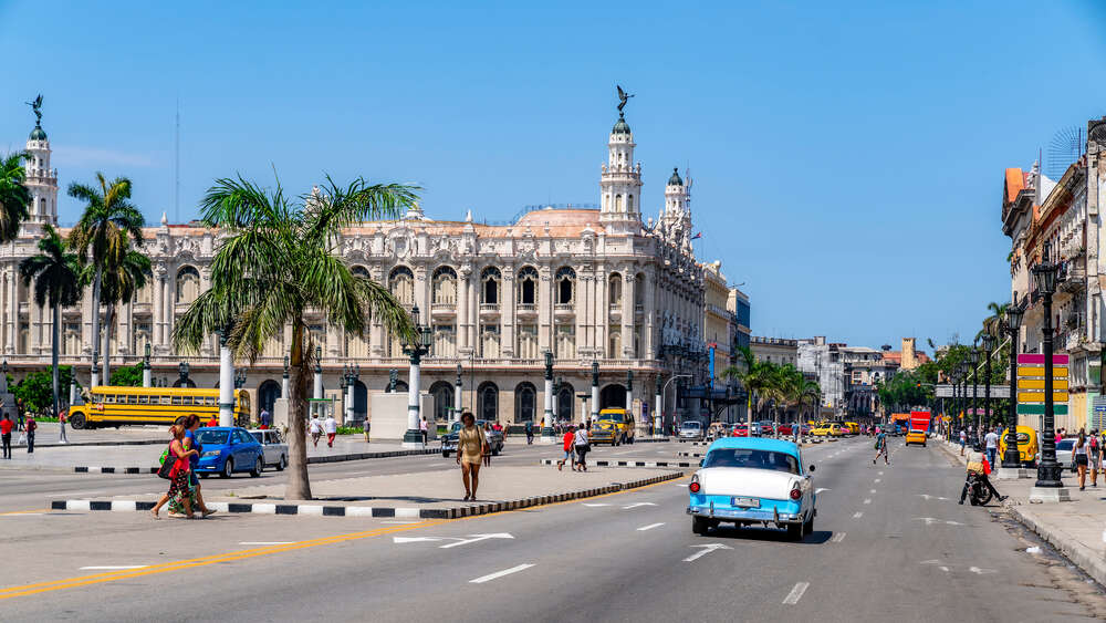 The vibrant streets of Havana
