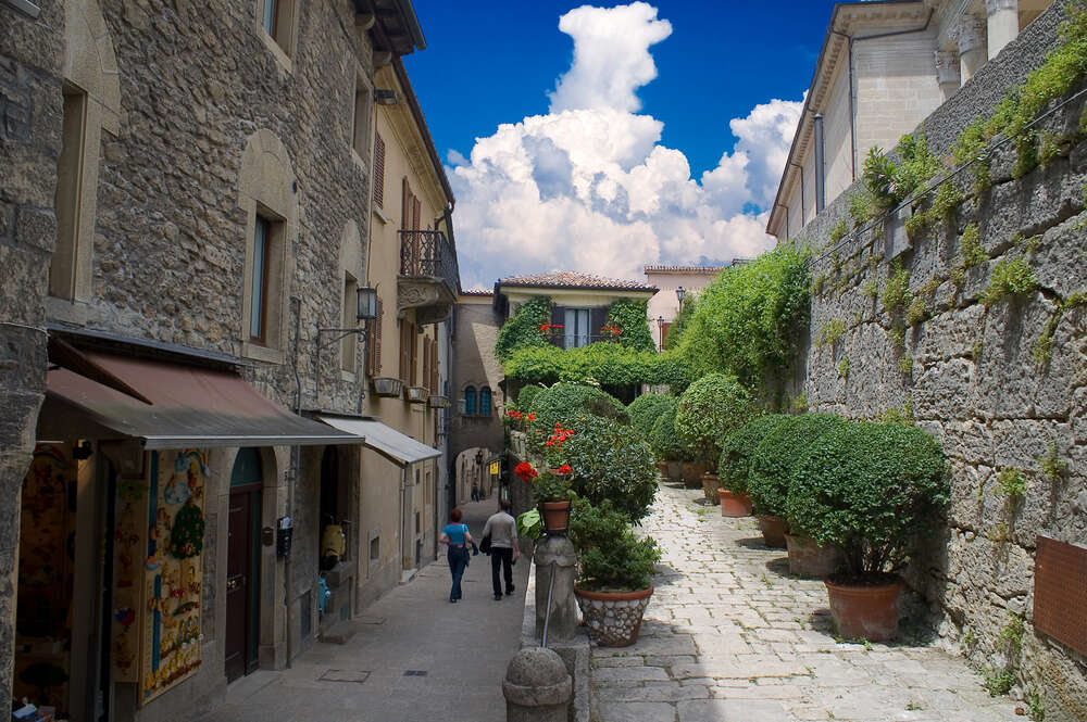 Straße San-Marino
