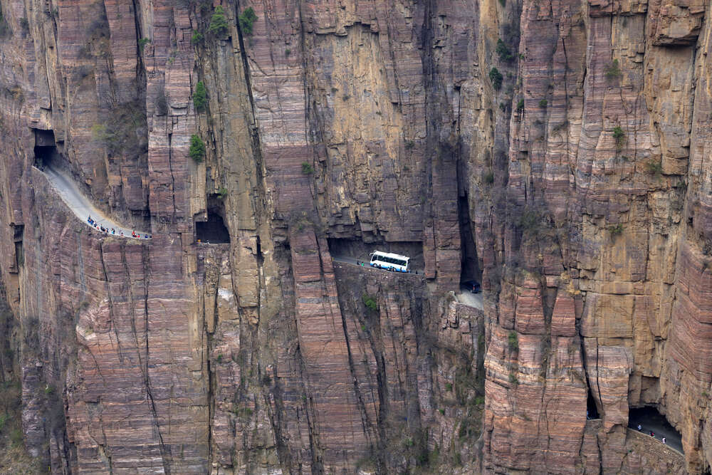 Автодорожный туннель Гуолян, Китай. Самая опасная дорога в мире. 