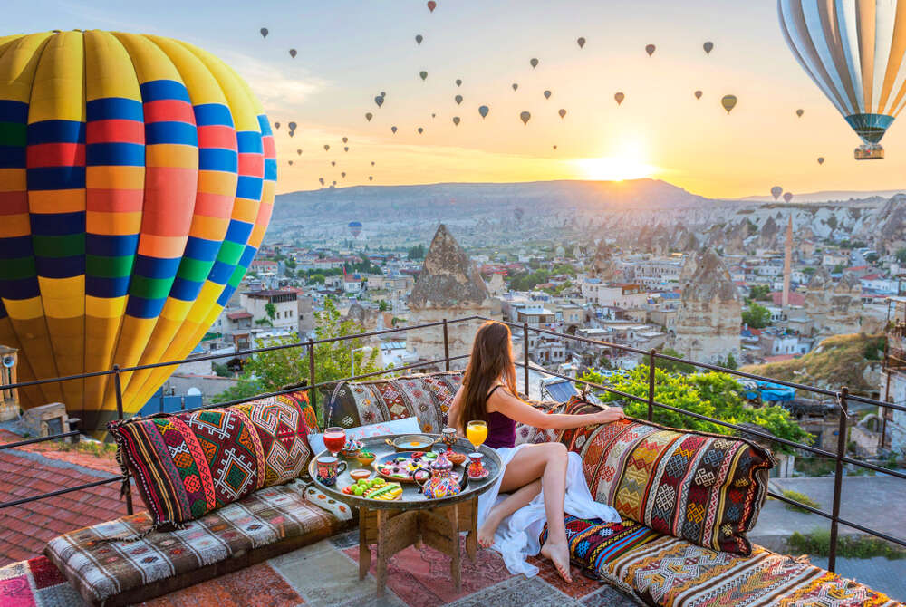 amazing view in cappadocia