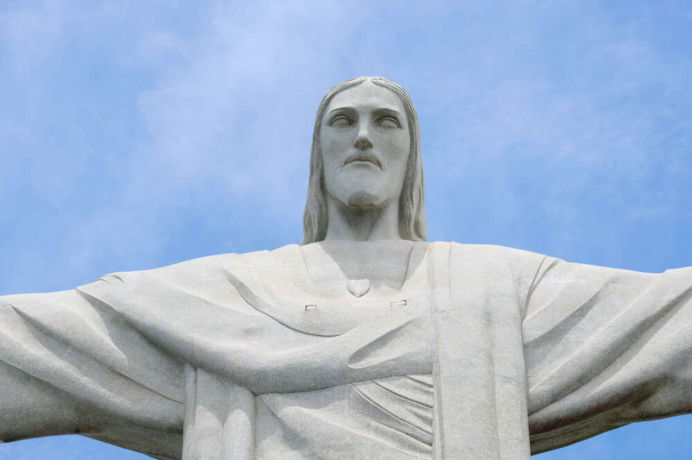 Rio de Janeiro-Stadionsjesus christ head