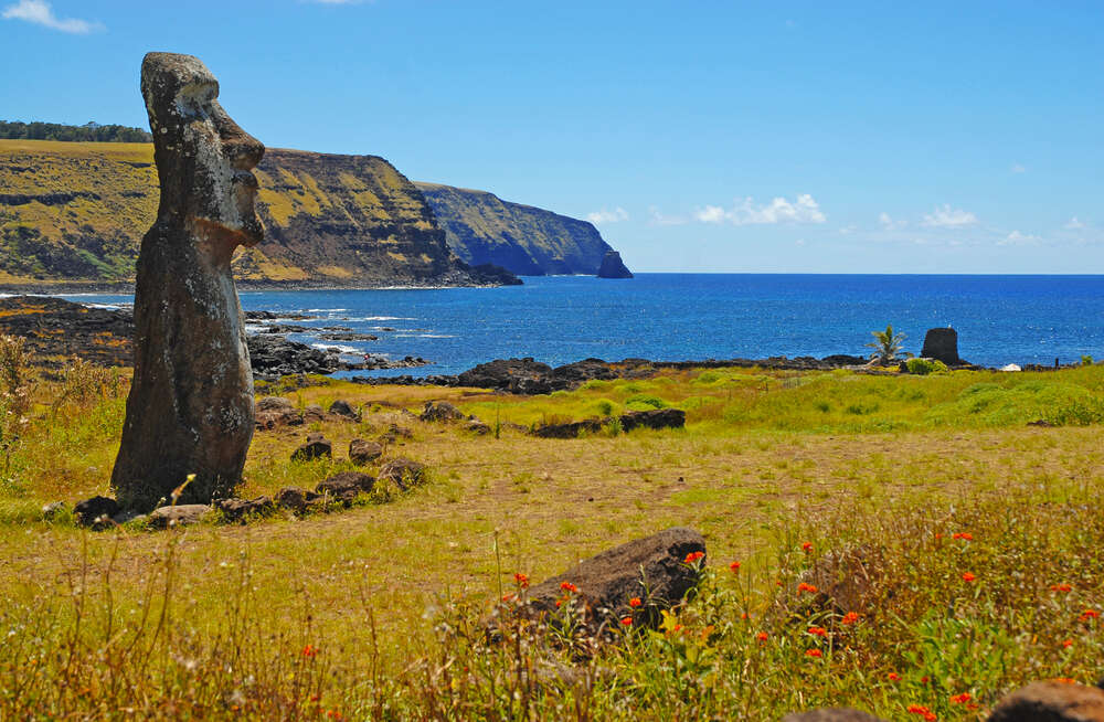 Остров Пасхи и большие статуи 