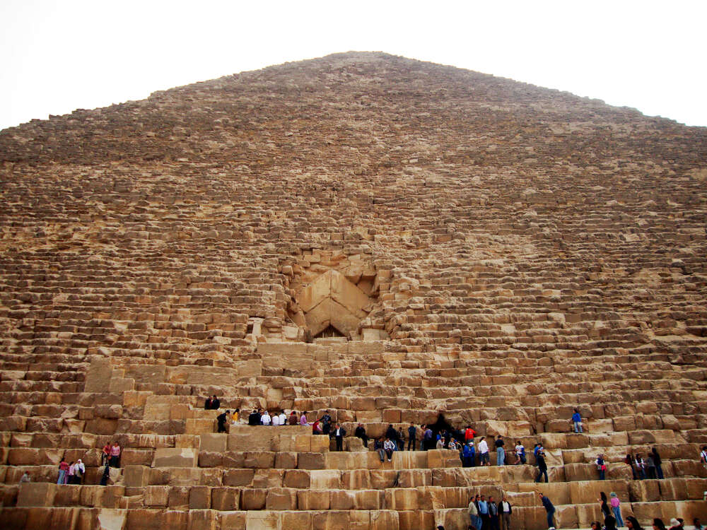 pyramid entrance