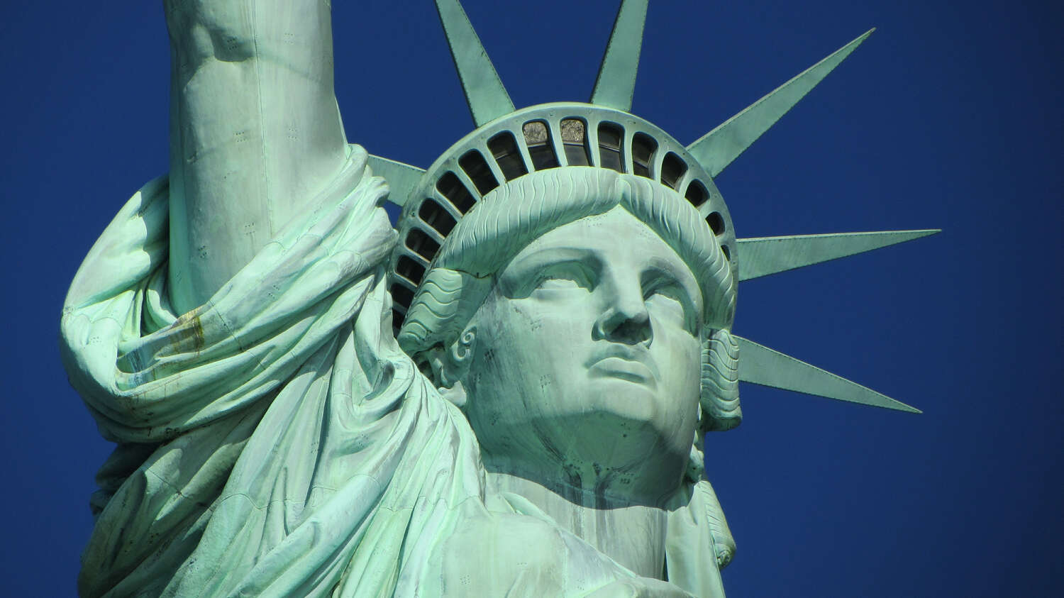 Статуя Свободы в Нью-Йорке 