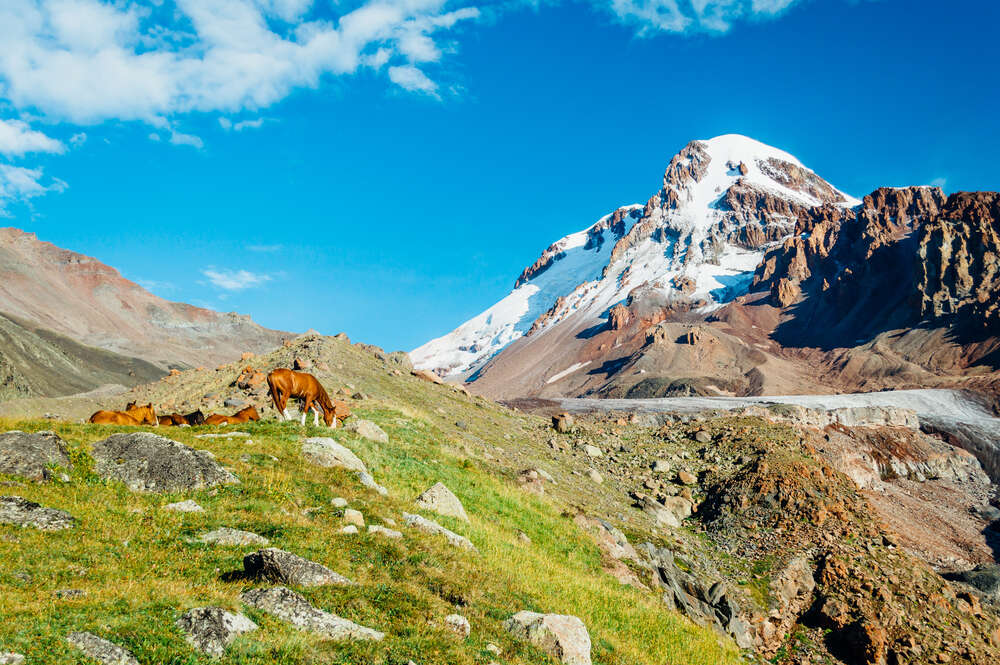 kazbek mountain