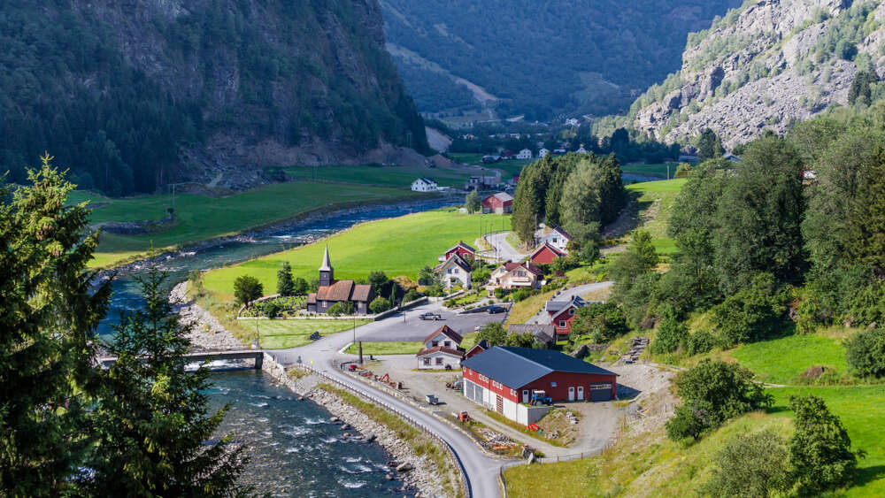 Aurland in Western Norway