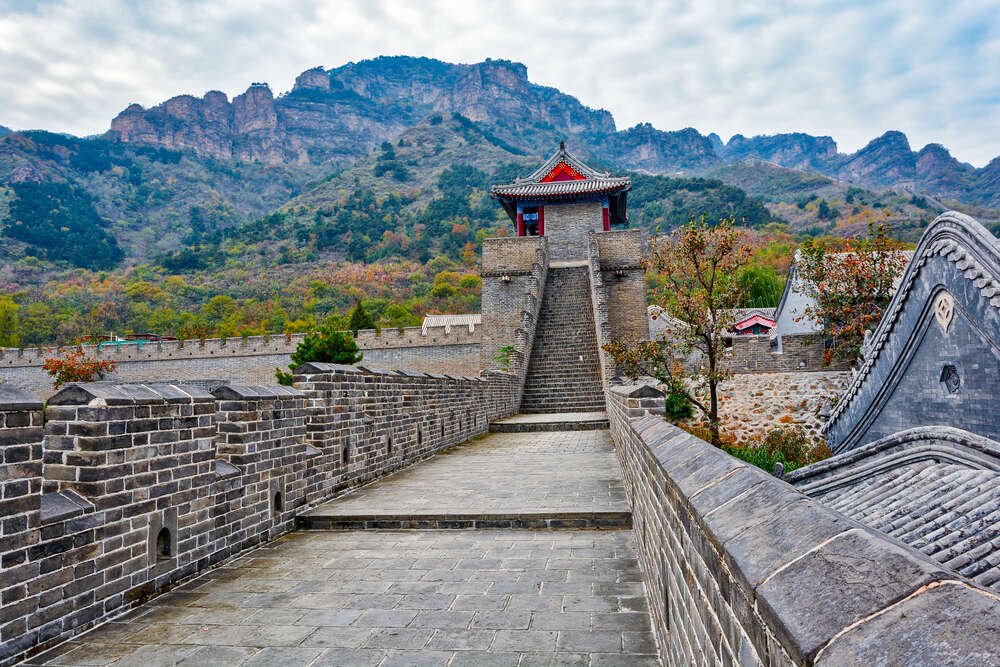 The Great Wall of China at remote location