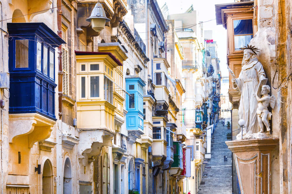 Улочки Валетты. Валетта - столица Мальты, Киев - Мальта