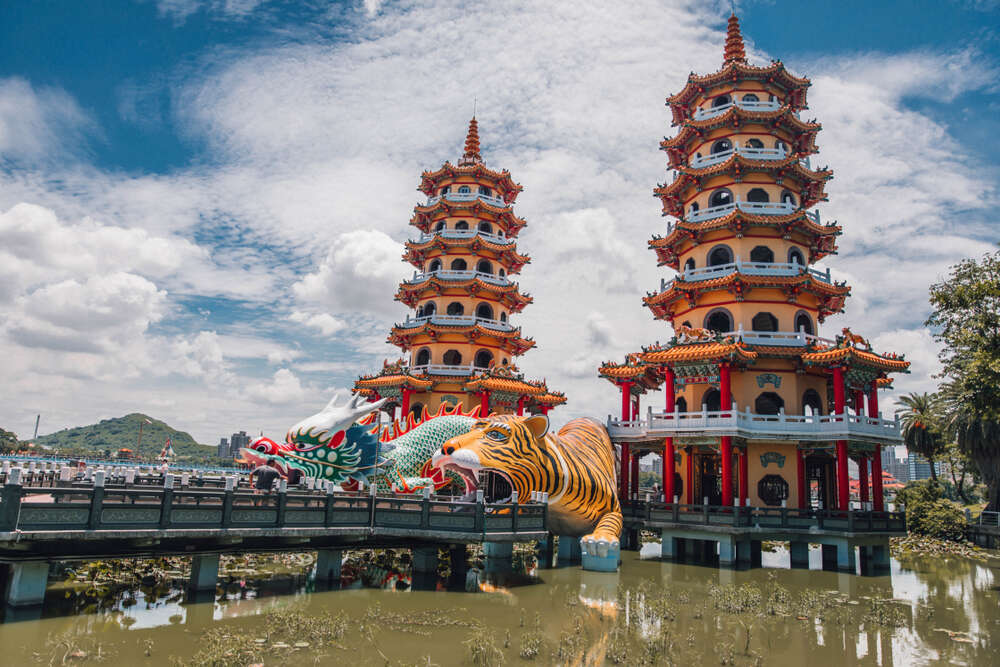 tiger and dragon pagodas