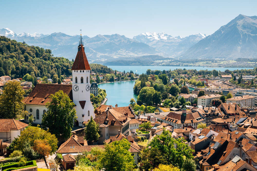 Город Тун в Швейцарии, природа Швейцарии, что посмотреть в Швейцарии 