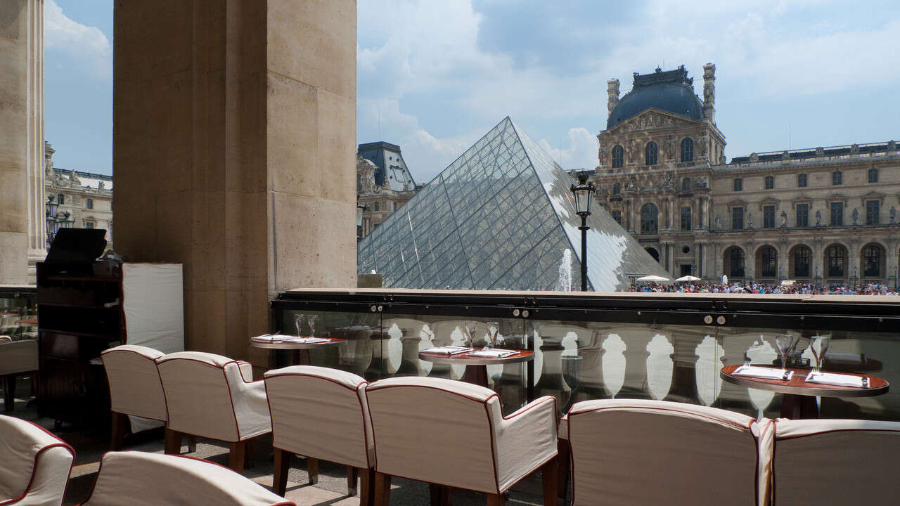 cafe view louvre