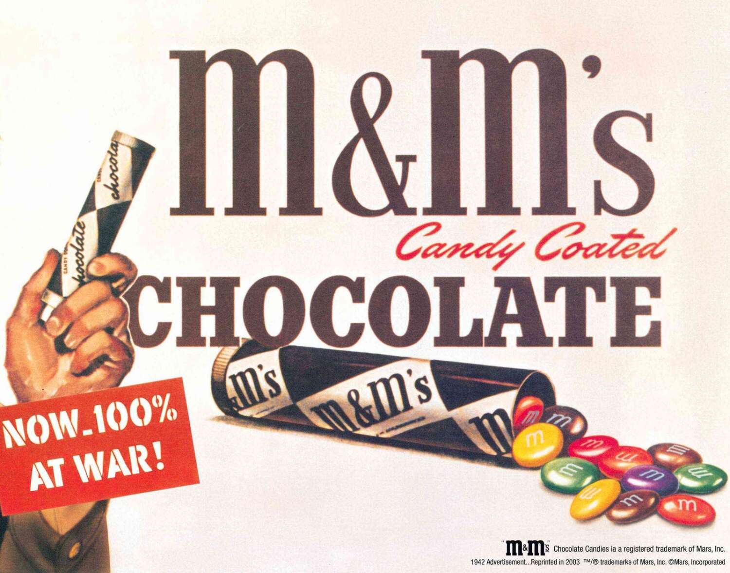 first m and ms logo
