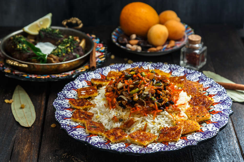 Iranian sweet rice