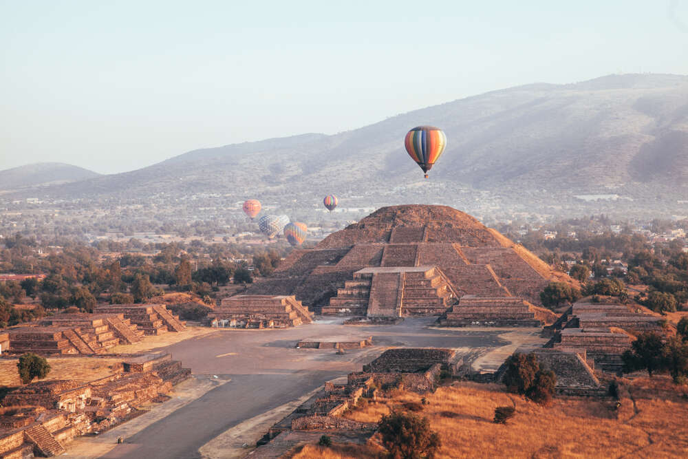 пирамиды ацтеков в Мексике