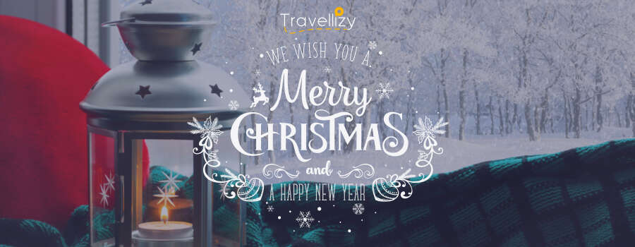 Команда Travellizy поздравляет Вас с наступающим Рождеством и Новым годом!