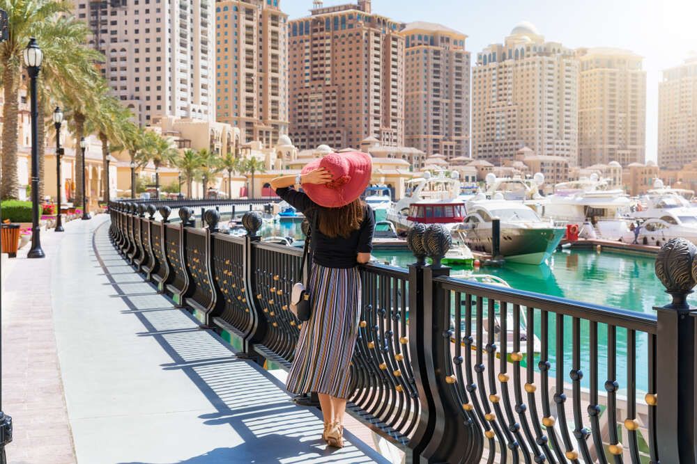 tourist woman