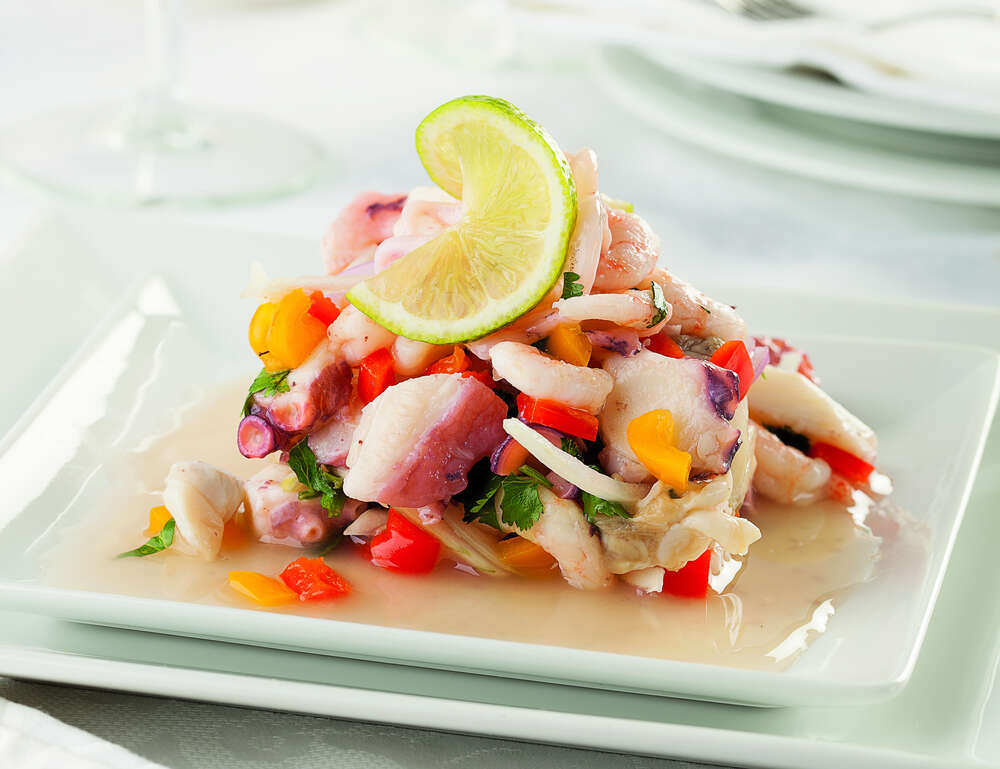 Peruvian ceviche