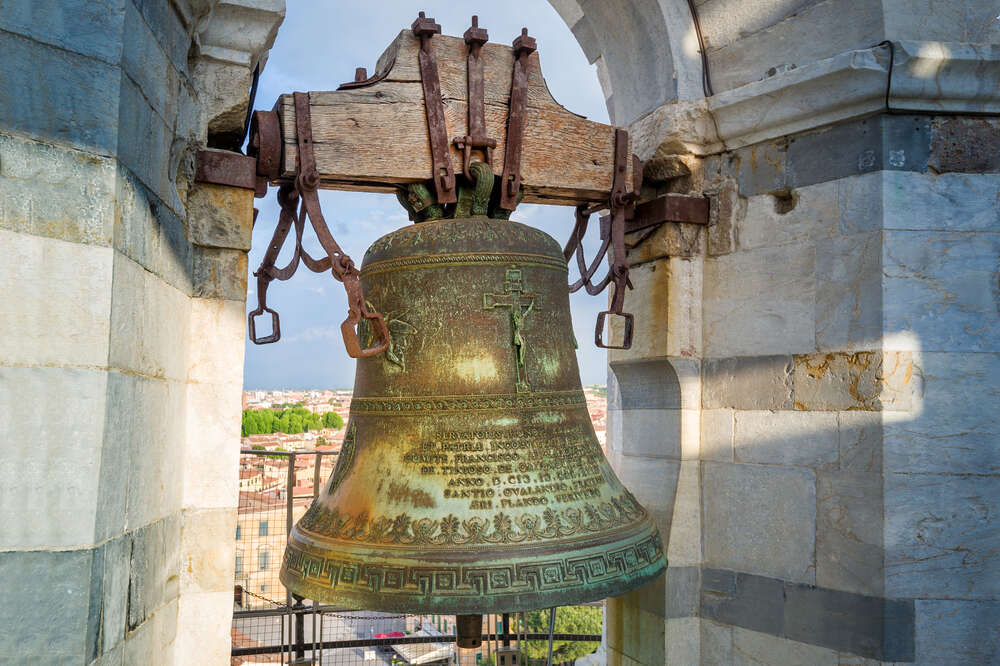 Old Pisa tower bell