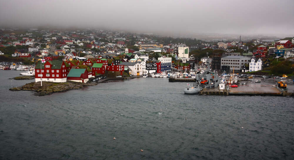 Thorshavn city view