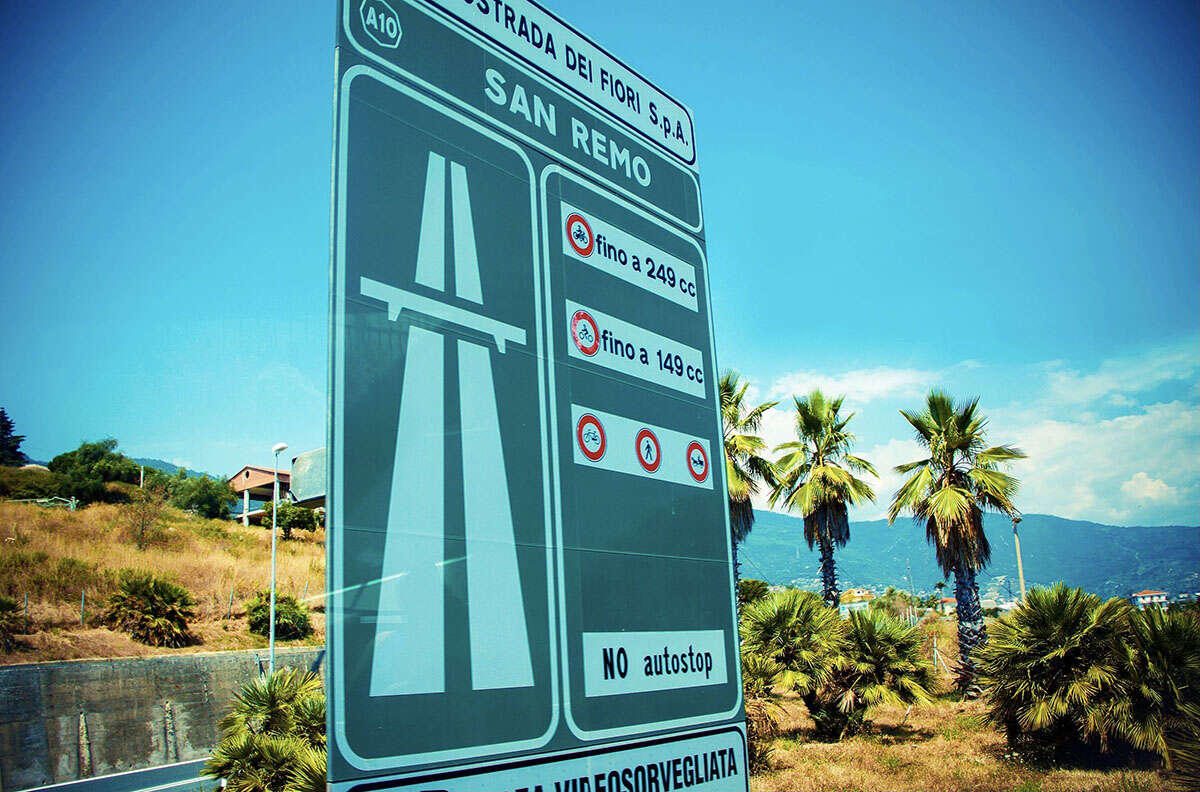 road sign