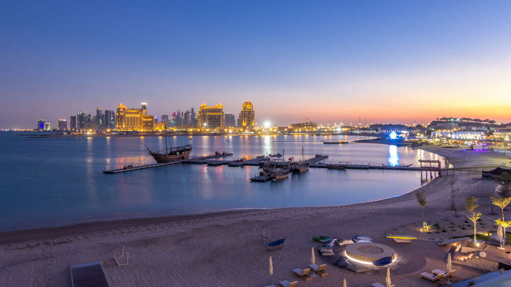 Пляж в Катаре