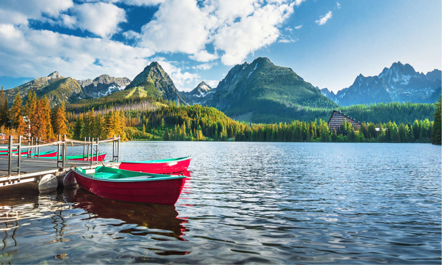  Štrbské Pleso in the Tatra Mountains looks like a million dollars