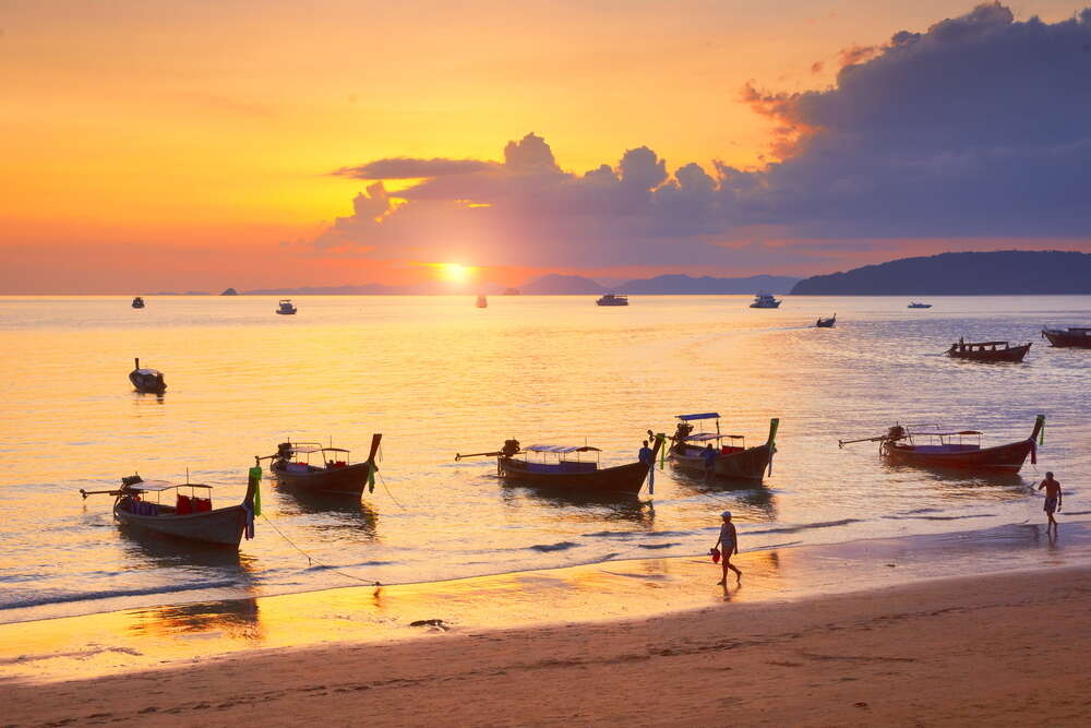 sunset krabi