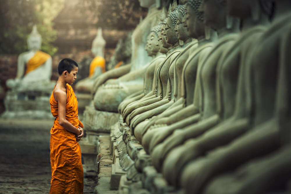 Монах в Тибете 