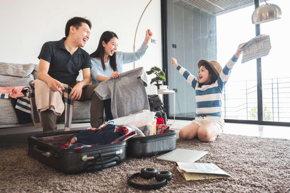 travelling family