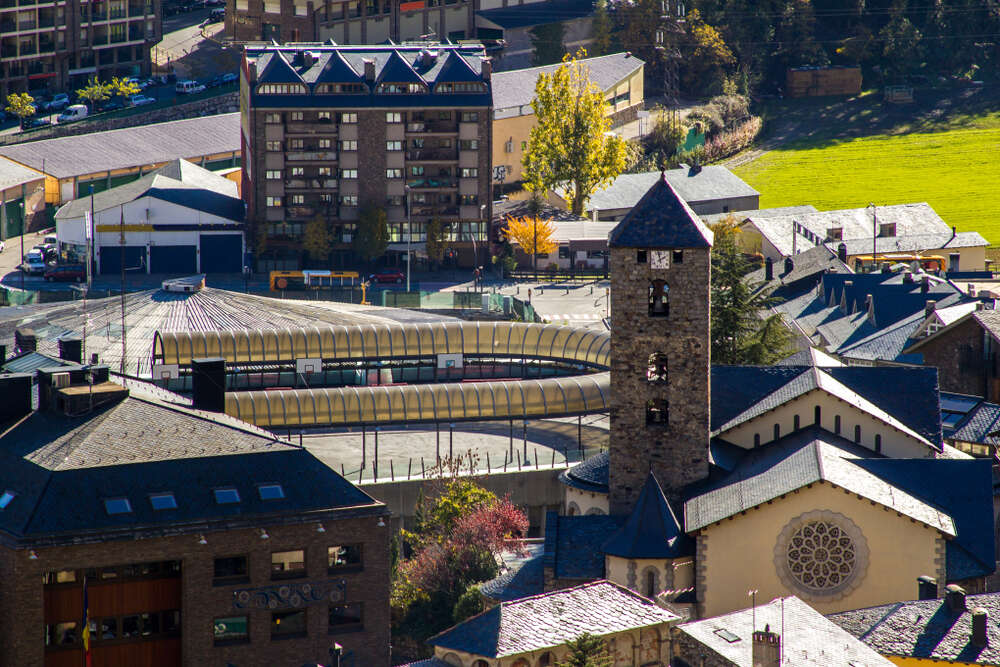downtown of andorra