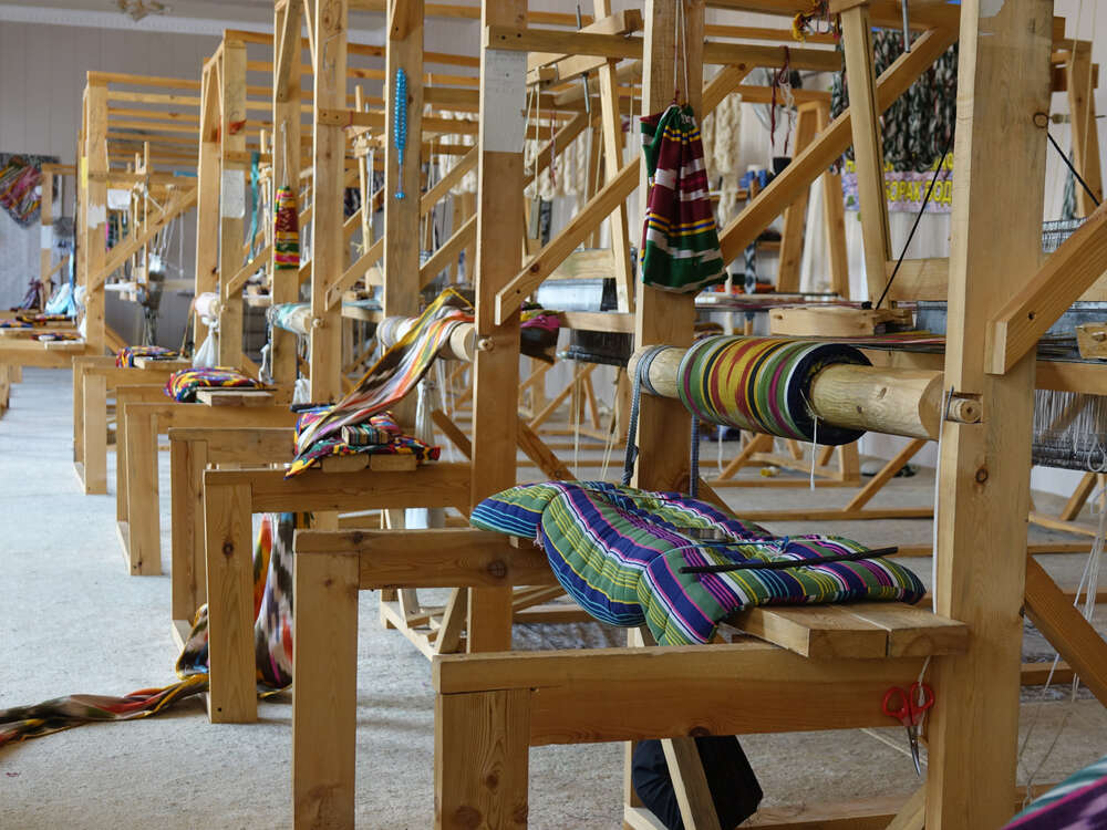 Weaving factory