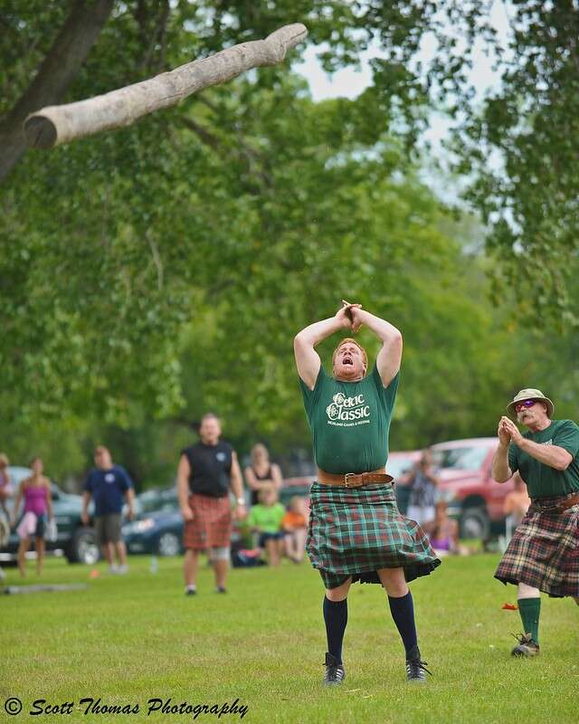 tossing caber